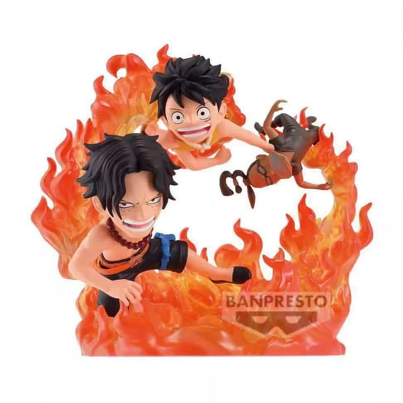 3月預購 Banpresto 景品 海賊王 WCF LOG STORIES 艾斯 魯夫 兄弟之絆 1104