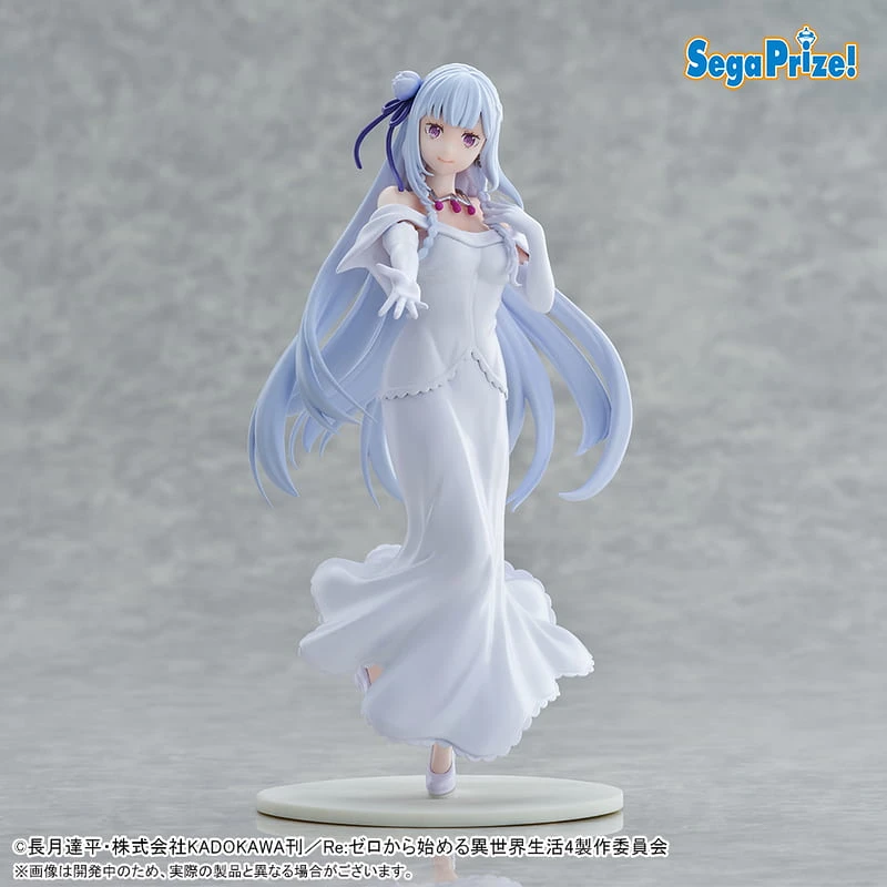 3月預購 SEGA 景品 Re:從零開始的異世界生活 Xstellar 艾蜜莉雅 新娘禮服 1026