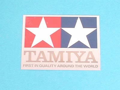 Tamiya 66047 Tamiya logo 銀色底方形金屬質感貼紙 115*88mm