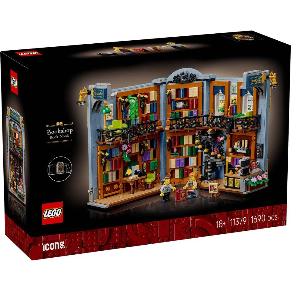 Lego 樂高 ICONS 11379 書店 書擋擺飾