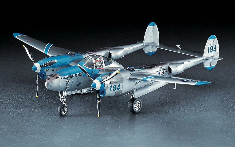 HASEGAWA 長谷川 JT1 1/48 P-38J 閃電戰鬥機 Lightning