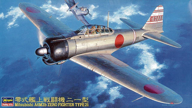 HASEGAWA 長谷川 JT43 1/48 三菱A6M2b零式戰鬥機21型