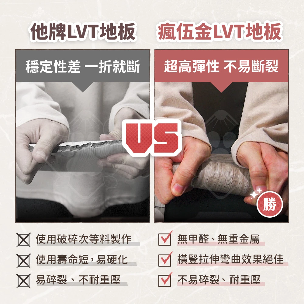 LVT地板優缺點與租屋族改造費用分析