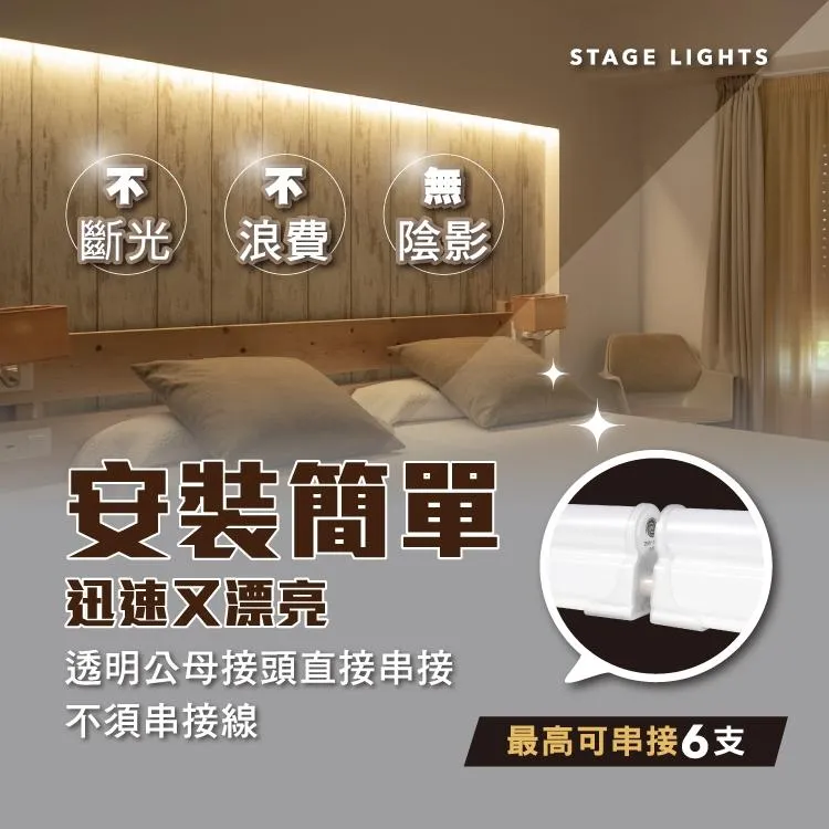 舞光 LED支架燈 層板燈 1/2/3/4呎 18W 可直接串接