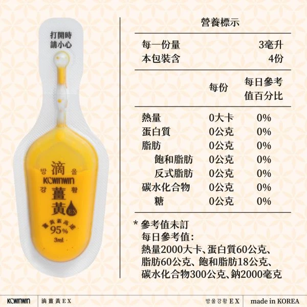 Kc winwin 即期買一送一/滴薑黃EX 방울강황/