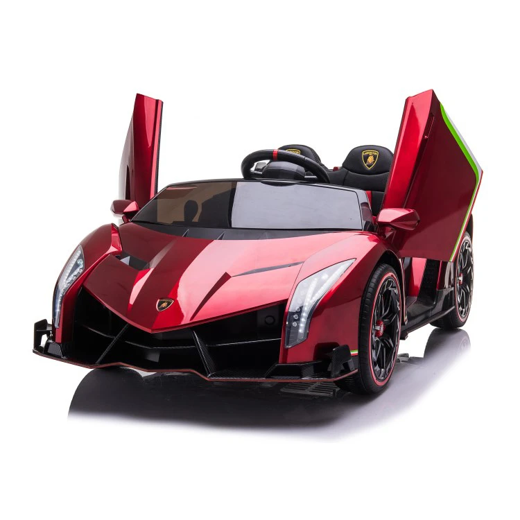 【兒童超跑婚禮出租】藍寶堅尼 毒藥 Veneno 原廠授權 四驅兒童電動車 (烤漆紅)