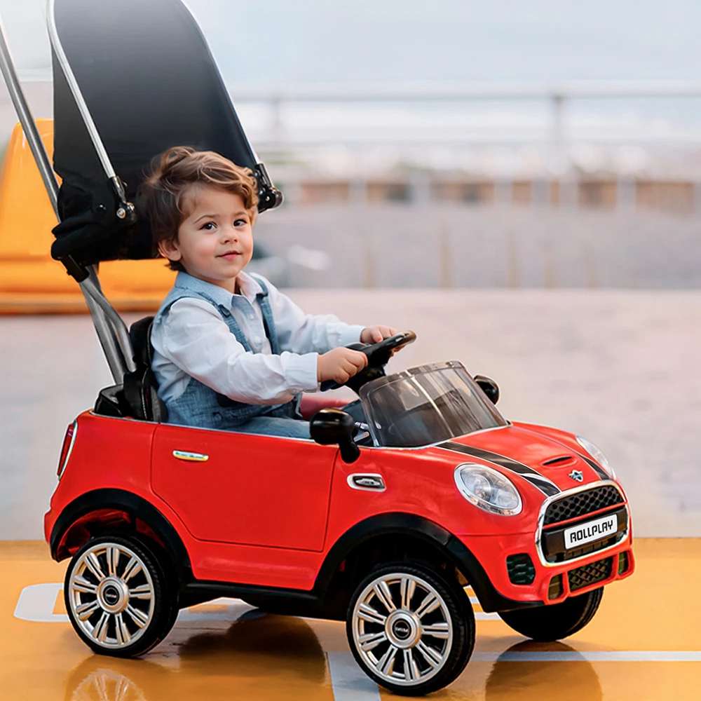 MINI Cooper 嬰幼兒造型滑步嚕嚕車 ZW416 手推車/助步車/滑步車/Push Car 台灣獨家代理