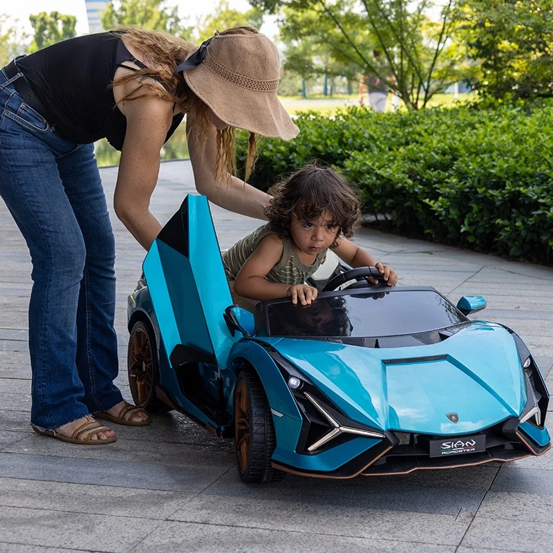 藍寶堅尼Sian Roadster 24V 親子款 雙驅兒童電動車  (QLS-6988)