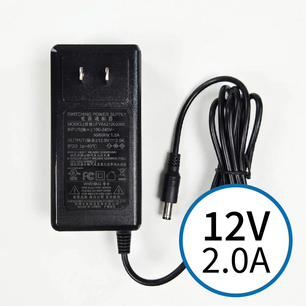 【17超跑升級配件/充電器】12V2.0A 鉛酸充電器