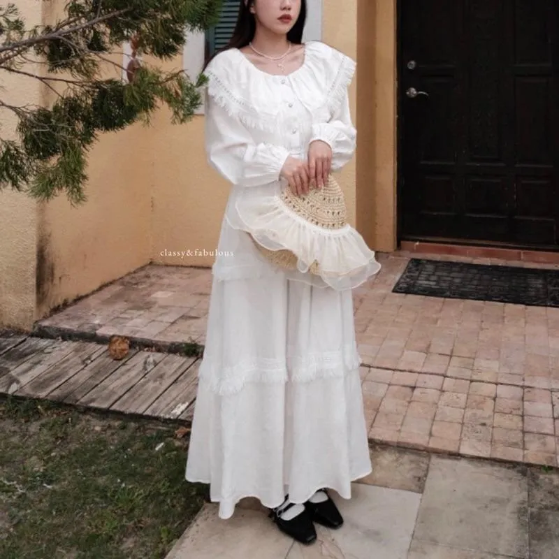 🎀🫧美到冒泡高質感度假婚禮長洋裝/兩穿/一字領