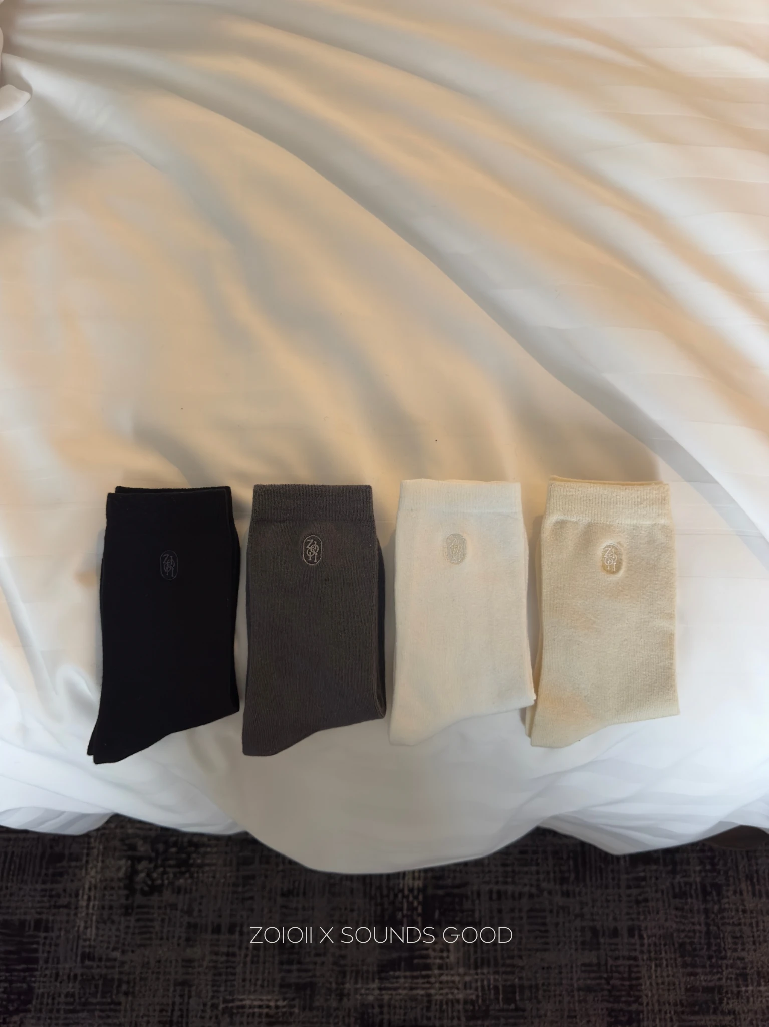 ‼️🧦品牌高訂經典刺繡一年四季襪 - ＭIT
