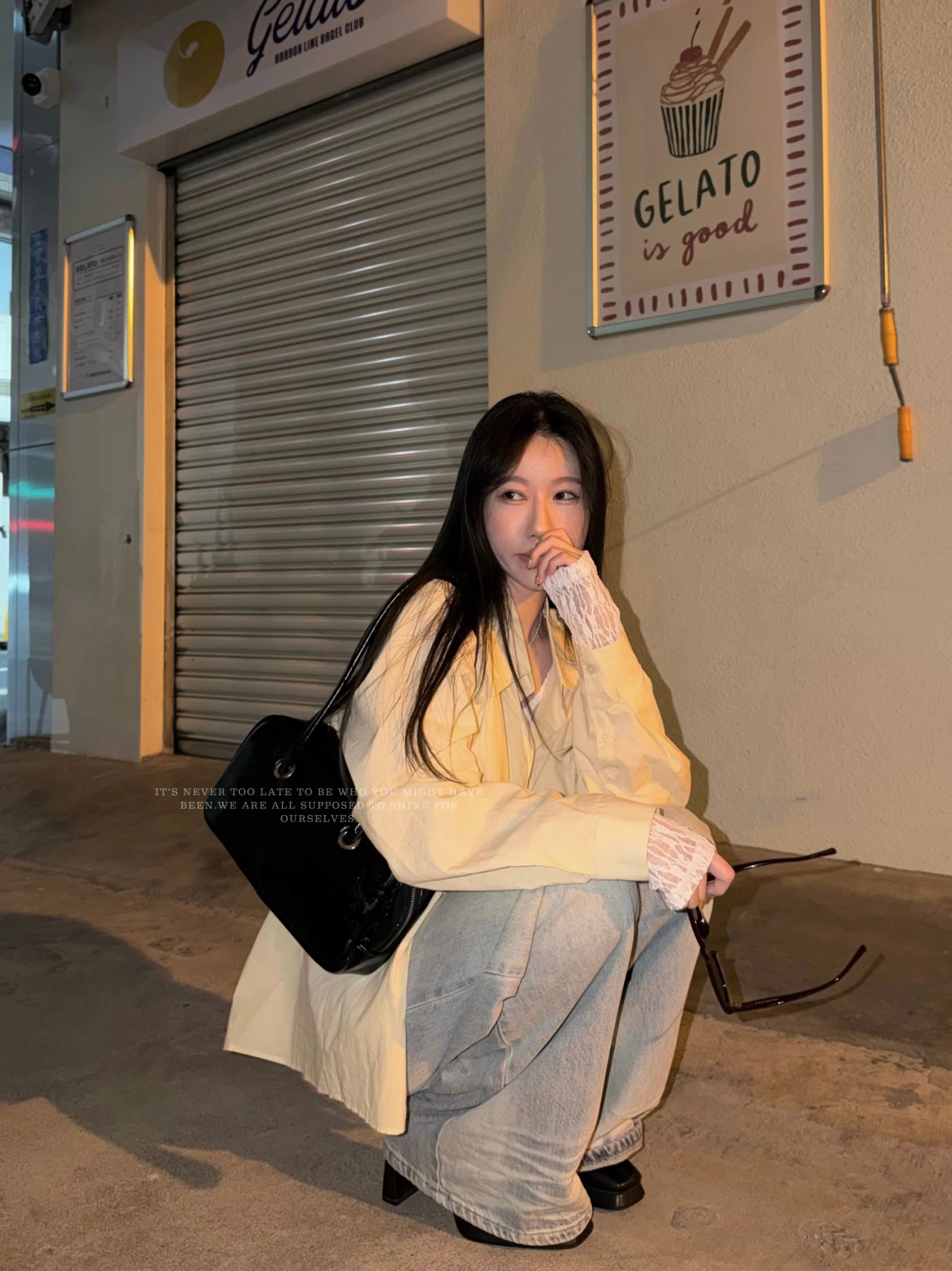 復古簡約質感手提肩背包