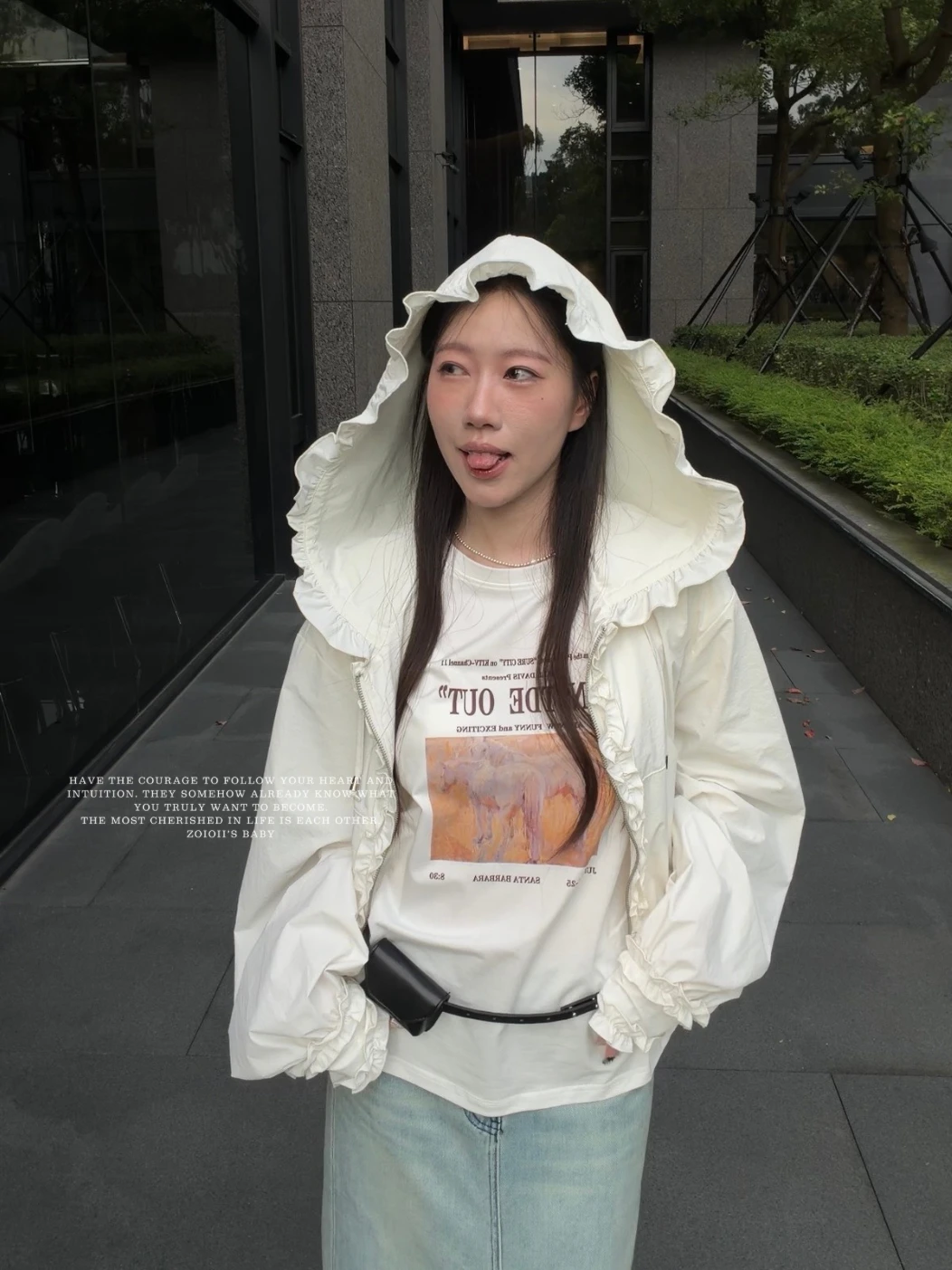 復古油畫印象派駿馬印花T