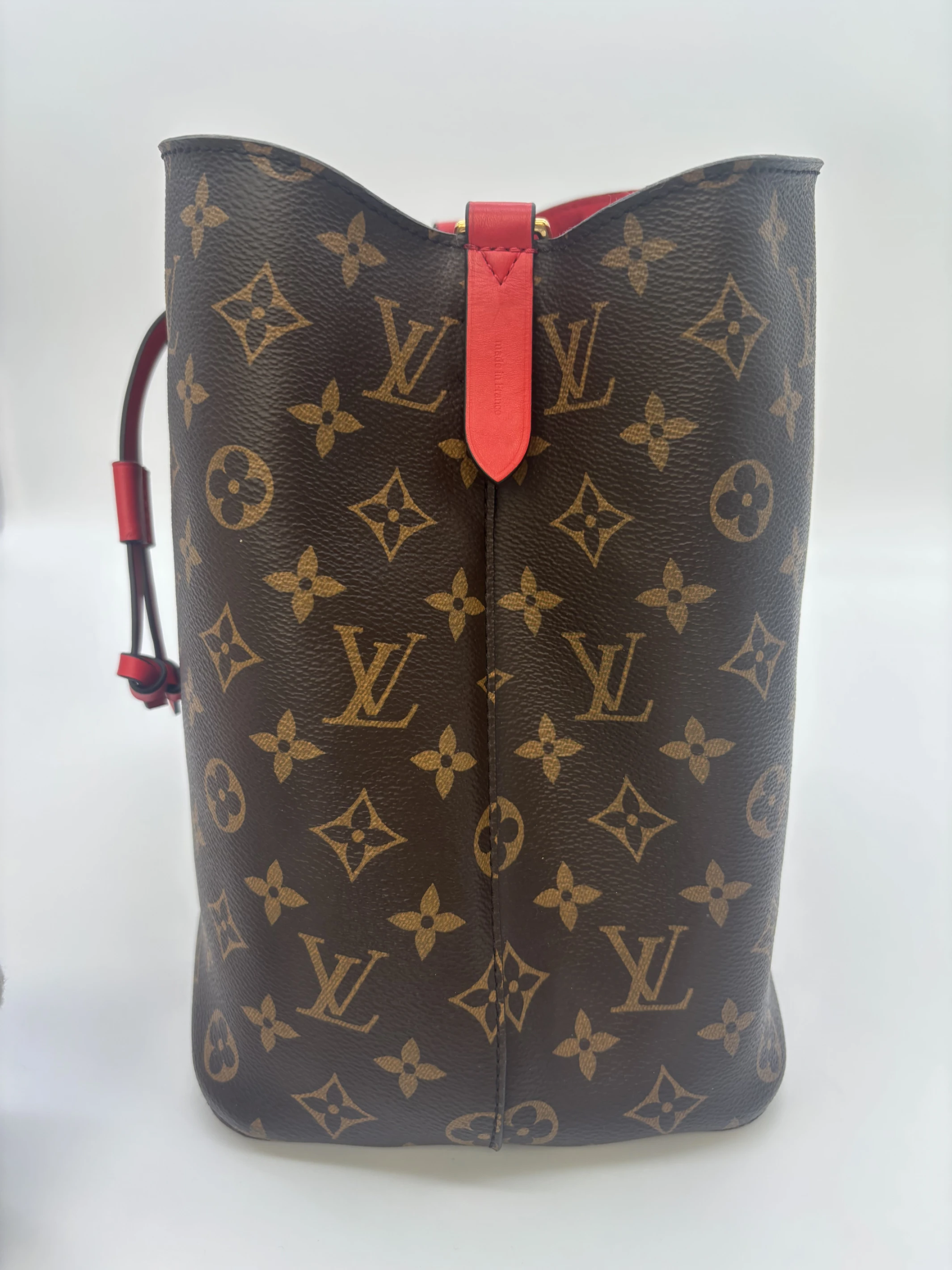 二手 LV NEONOE MM 水桶紅色