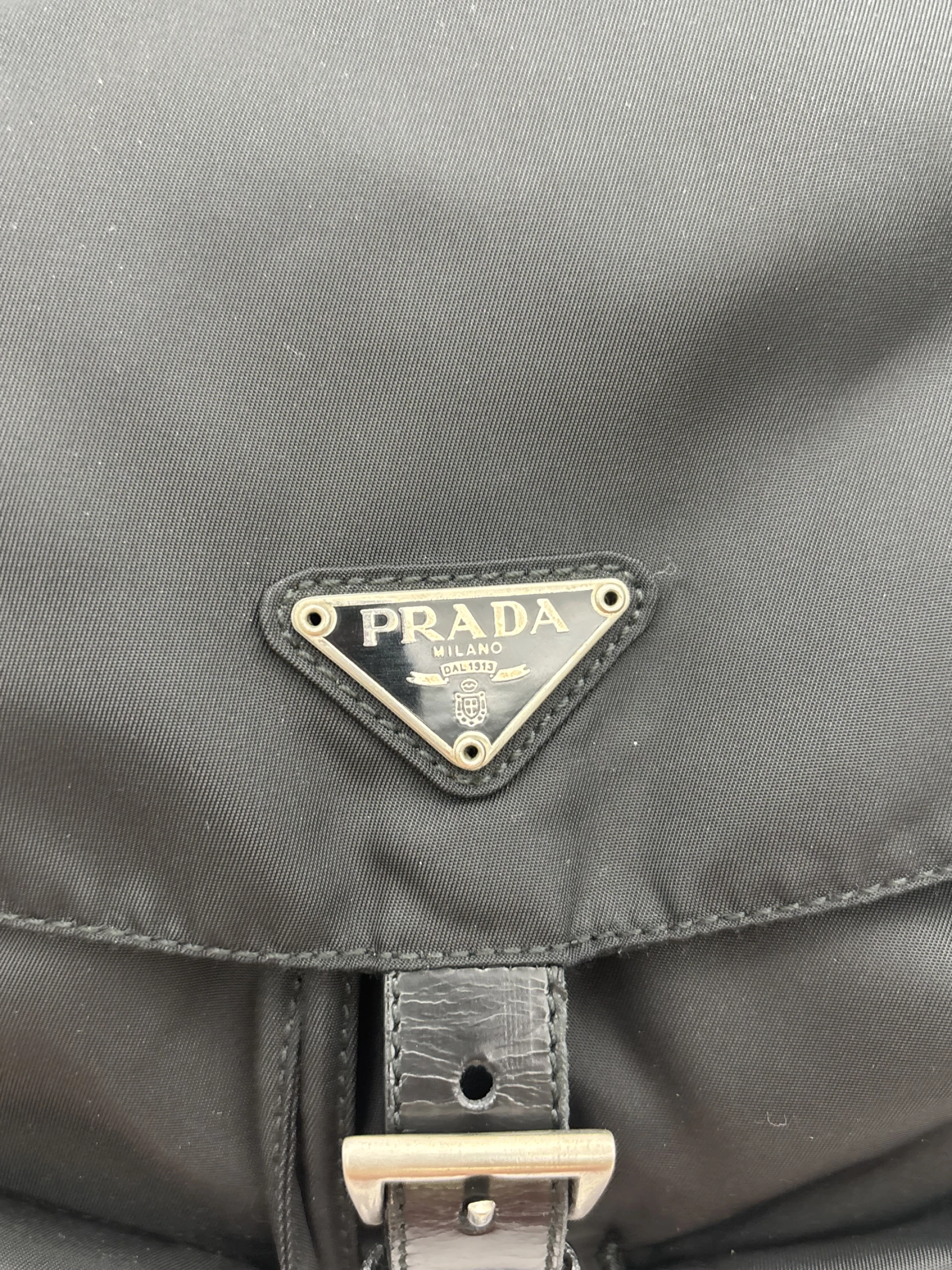 二手 Prada 尼龍後背包