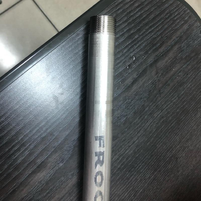 光電業者佳選！尼卜超級白鐵管厚度2mm 3/4牙雙頭很少喔