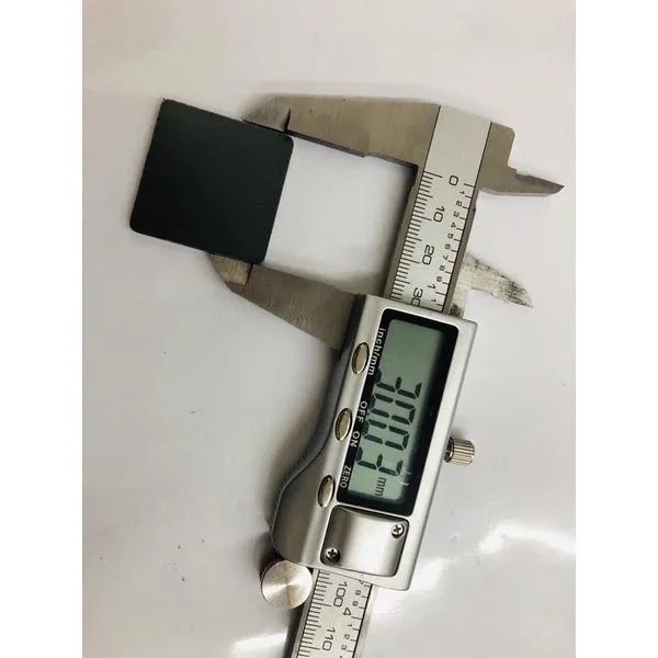 30mm*30mm*2mm導四角R2 黑鐵材質測試片 焊接片