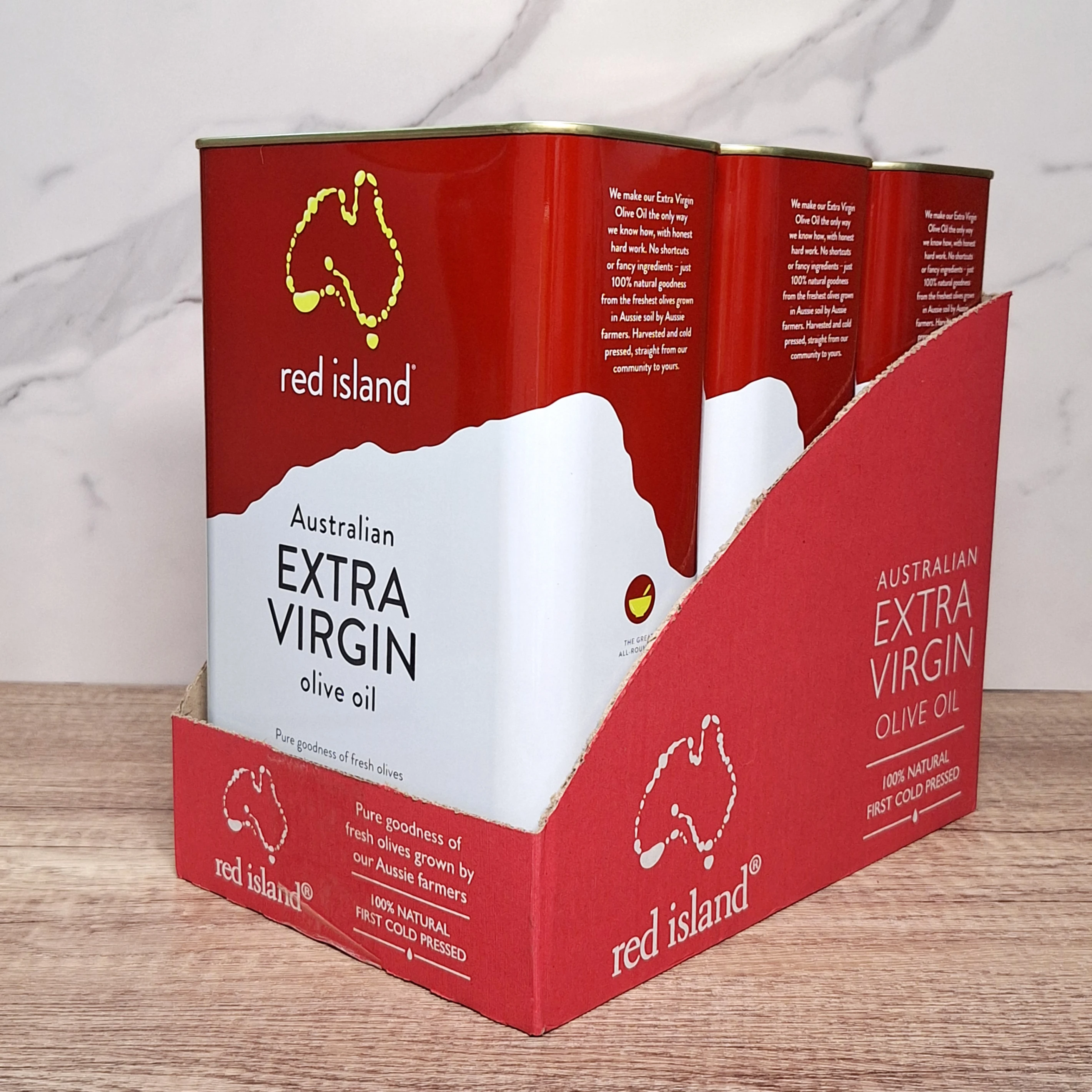 Red Island紅島特級冷壓初榨橄欖油3L(箱裝3入)