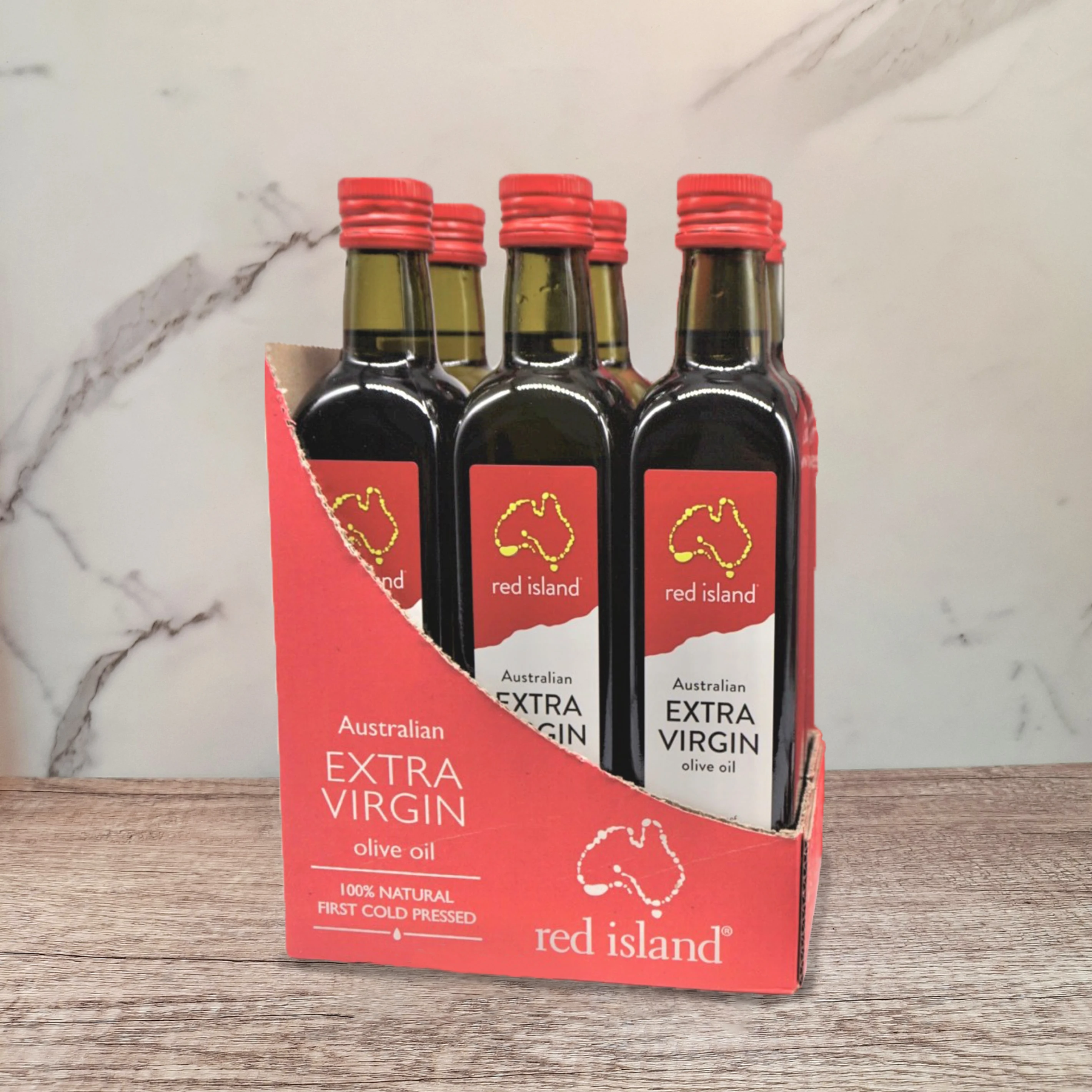 ※買就贈澳洲湖鹽※Red Island紅島特級冷壓初榨橄欖油500ml(箱裝6入)