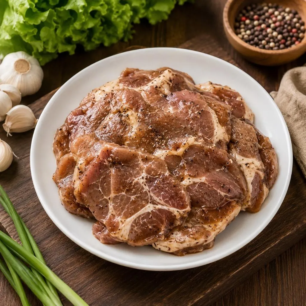 [老王賣肉]黑胡椒梅花一口豬 350g 烤肉片 燒肉片 豬肉片 烤肉 豬肉 黑胡椒豬