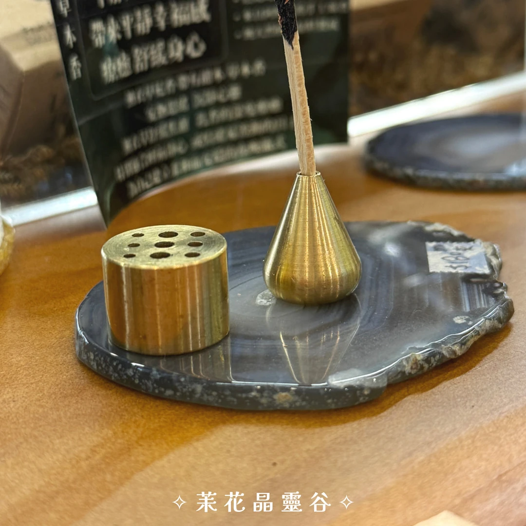 純銅香插