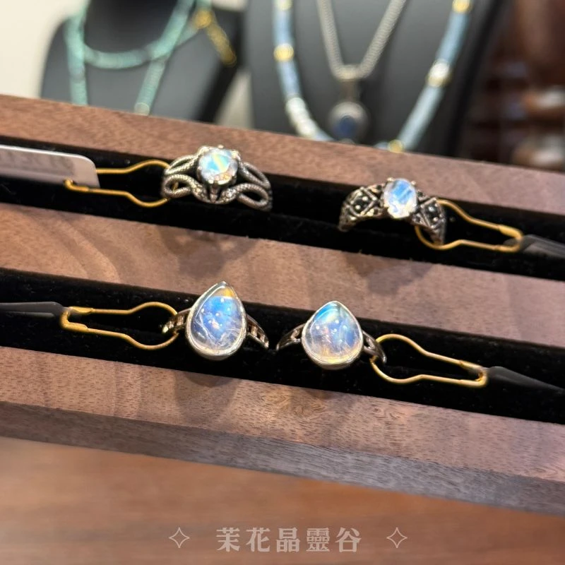 ✦ 明亮之光￨頂級 月光石戒指 ✦