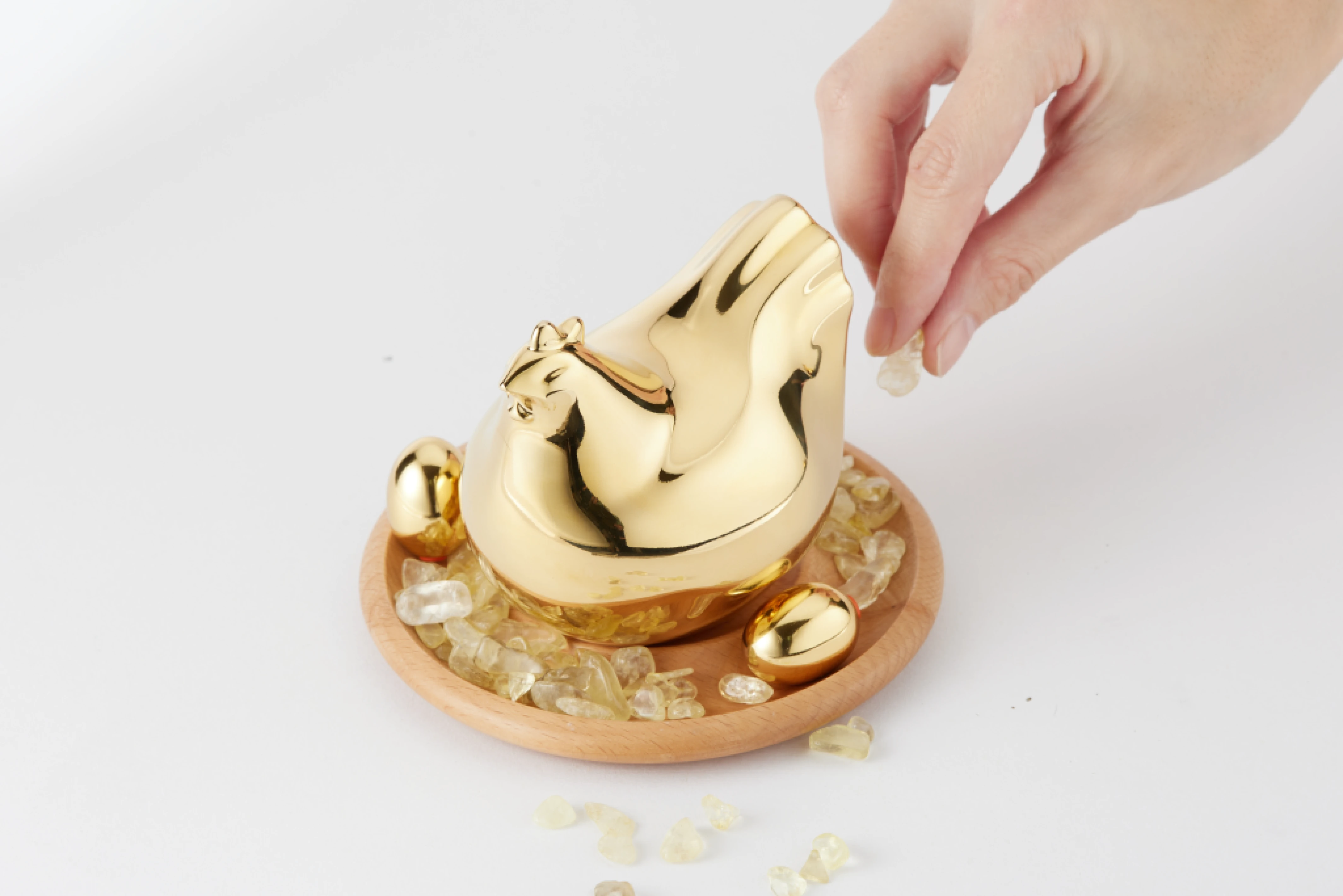 【 Addable居加良品】無敵發財雞-金雞母組（招財金）