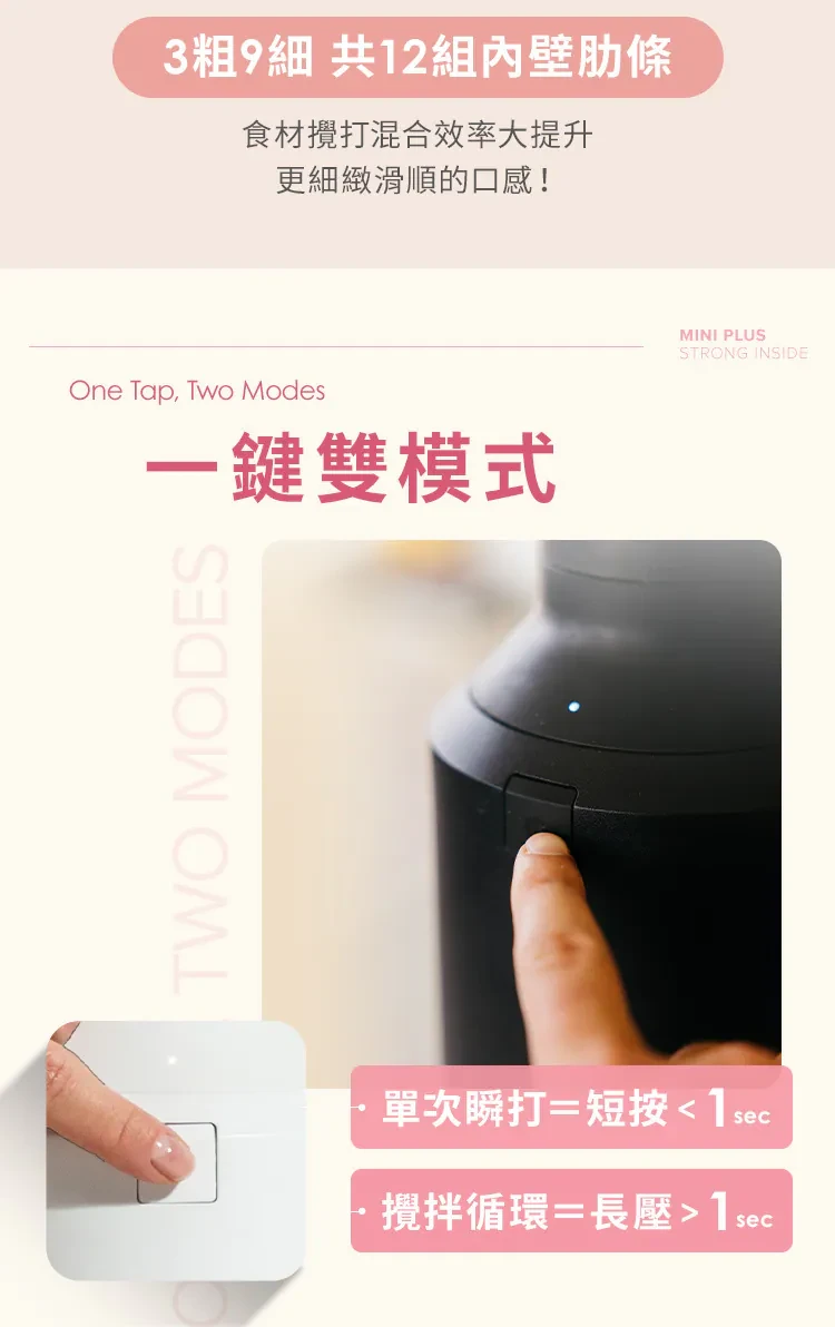 美國Beast®】《 mini PLUS｜小野獸》破壁x 調理x 戶外三機一體｜全營養萃取戶動能量調理機-奶茶杏選我購物嚴選好物