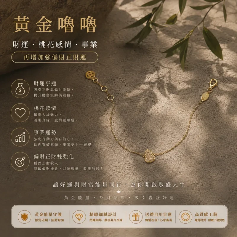 【開工葫蘆 好運開葫❗️】黃金福嚕嚕PLUS+ |全方位加強 正財運 偏財運
