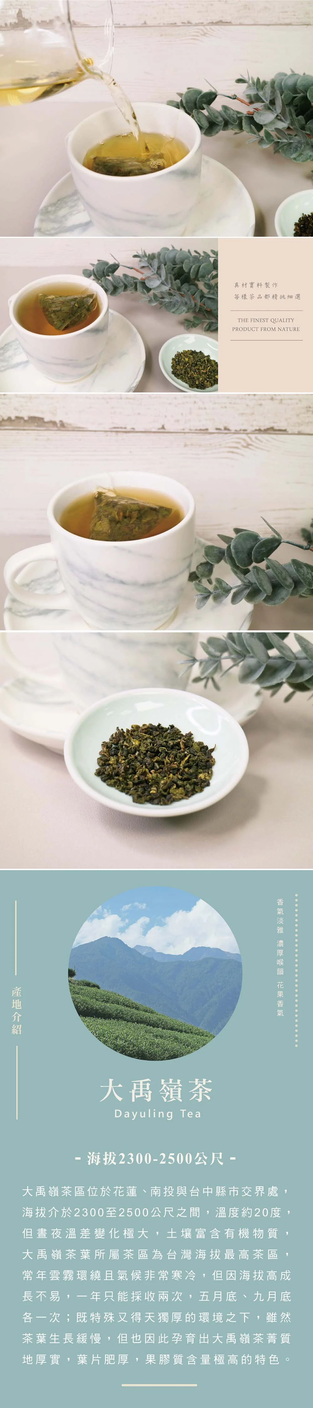 大禹嶺高冷茶簡介