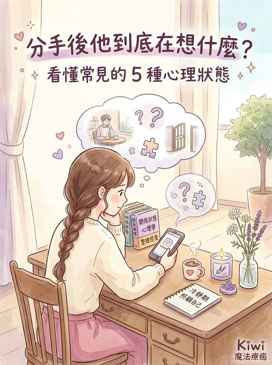 分手後他到底在想什麼？ 看懂常見的 5 種心理狀態