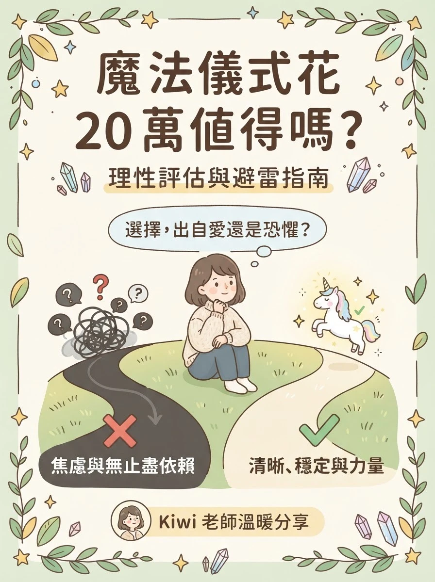 魔法儀式花 20 萬值得嗎？ 從費用結構看理性評估與避雷指南