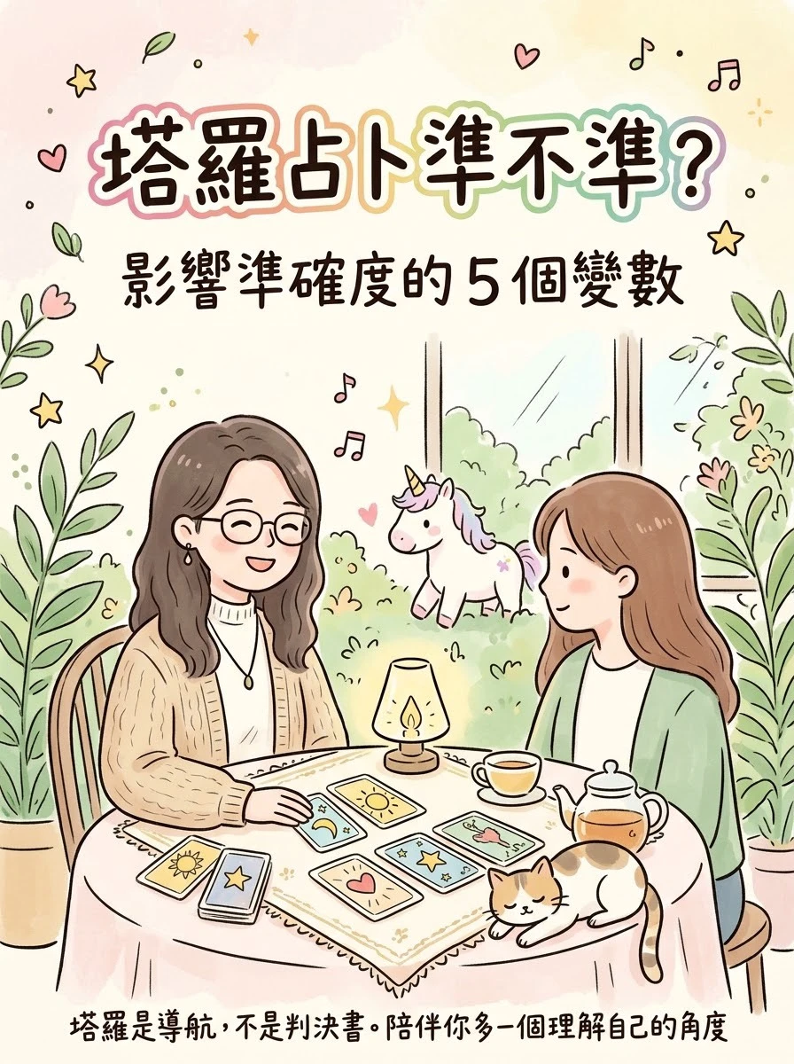 塔羅占卜準不準？ 影響準確度的 5 個變數與提高命中率的方法