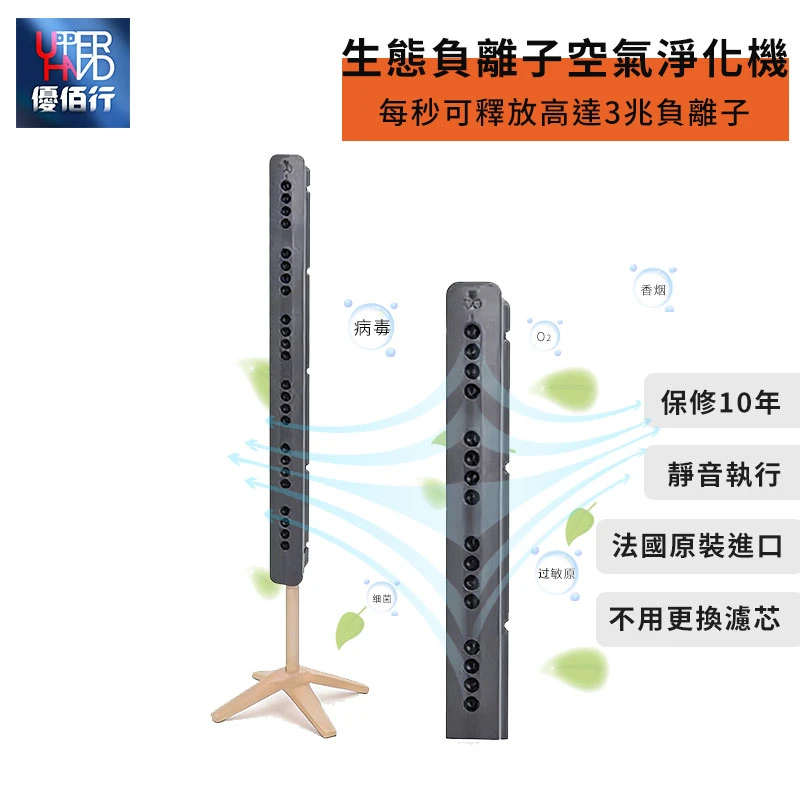 優佰行✨法國製造 Teqoya 生態負離子空氣淨化機 大房型淨化機 保修10年 不用更換濾芯 無臭氧淨化器取代異味淨化機