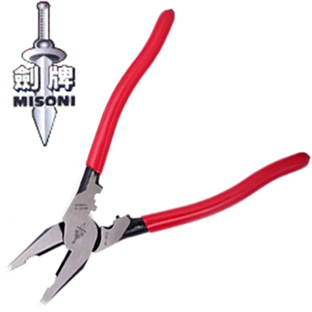 【劍牌】9"偏心省力鋼絲鉗 (附壓著) MI-902