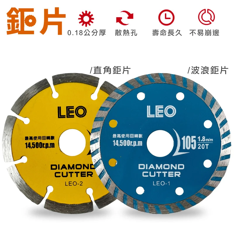 【LEO】波浪鋸片 直角鋸片