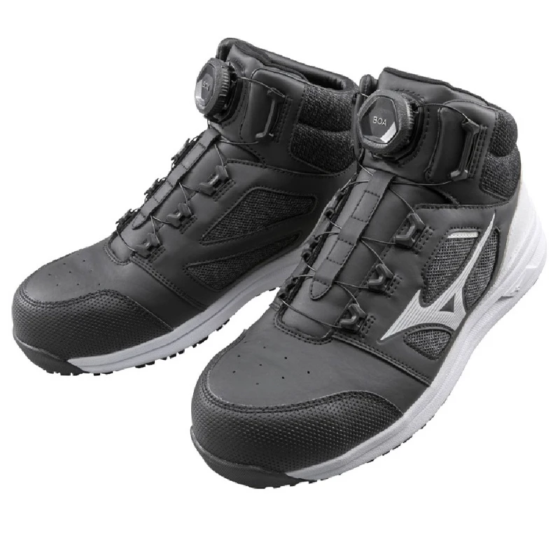 【MIZUNO】BOA旋鈕中筒工作鞋 FlGA234009