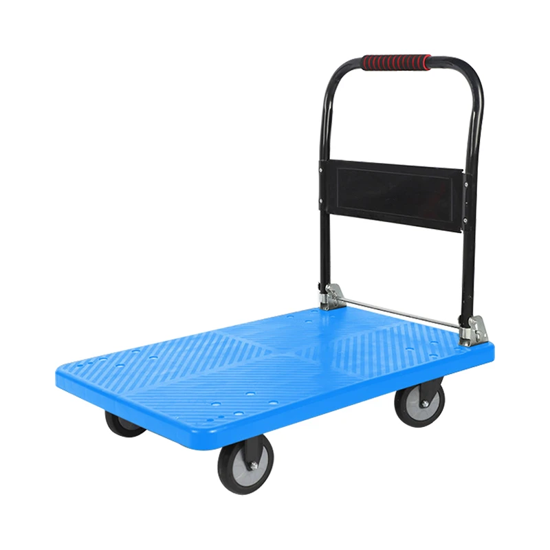 靜音塑鋼四輪手推車 承重250KG