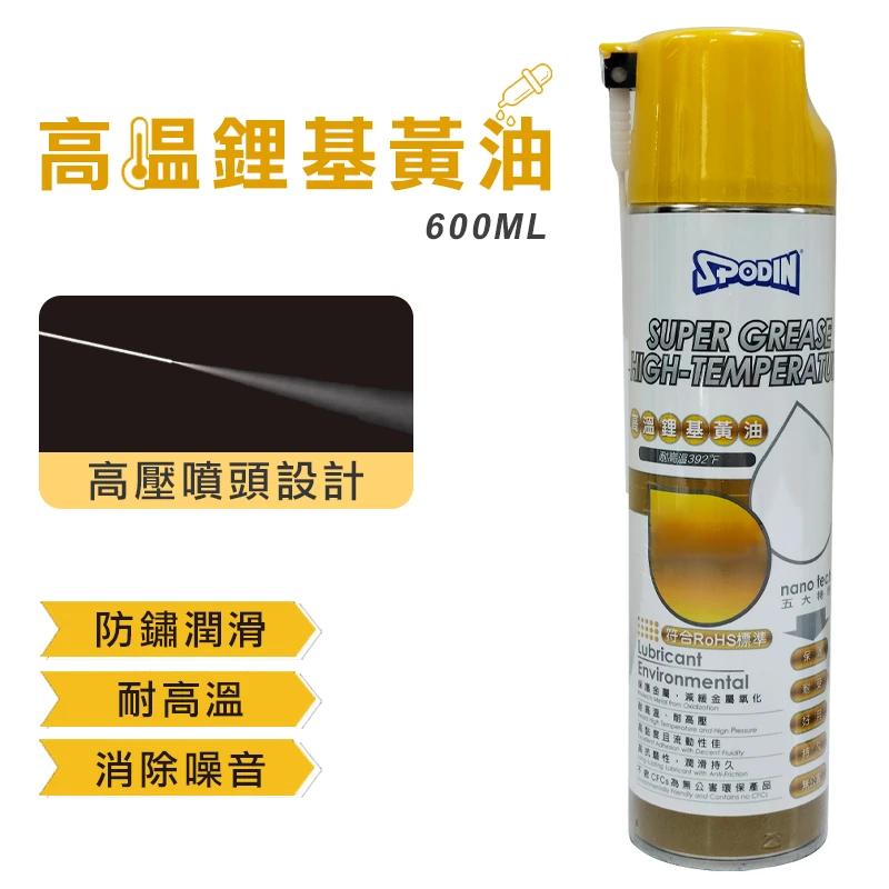 【司伯汀】高溫鋰基黃油 600ML