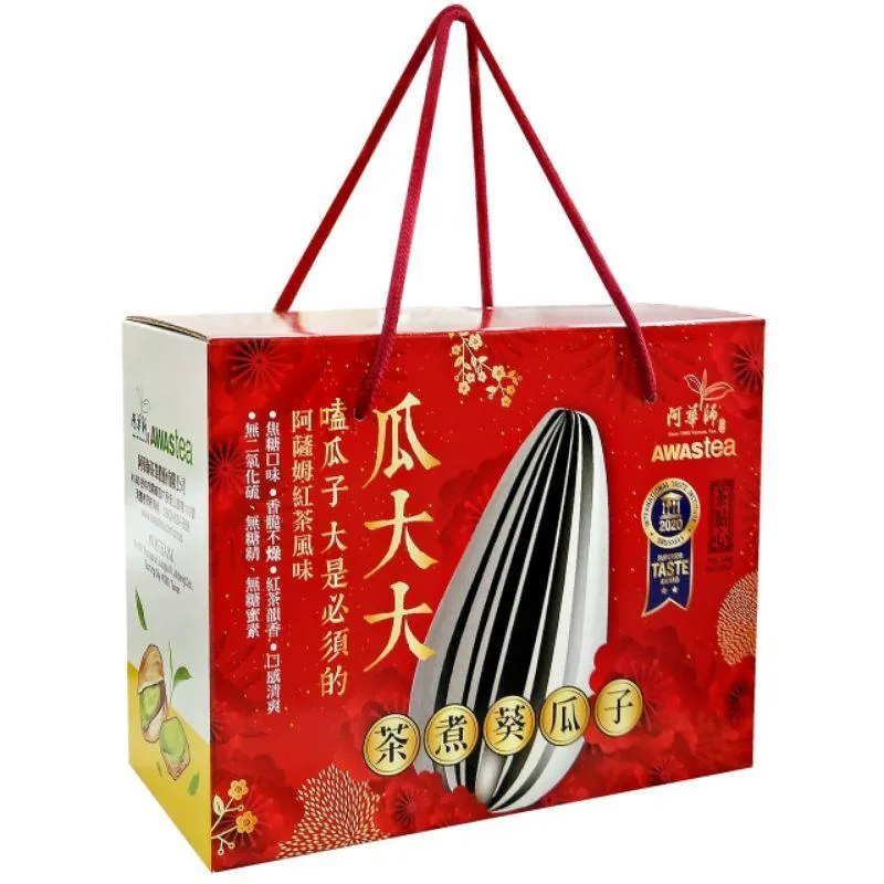 阿華師瓜大大紅茶葵瓜子｜70gx8包/盒
