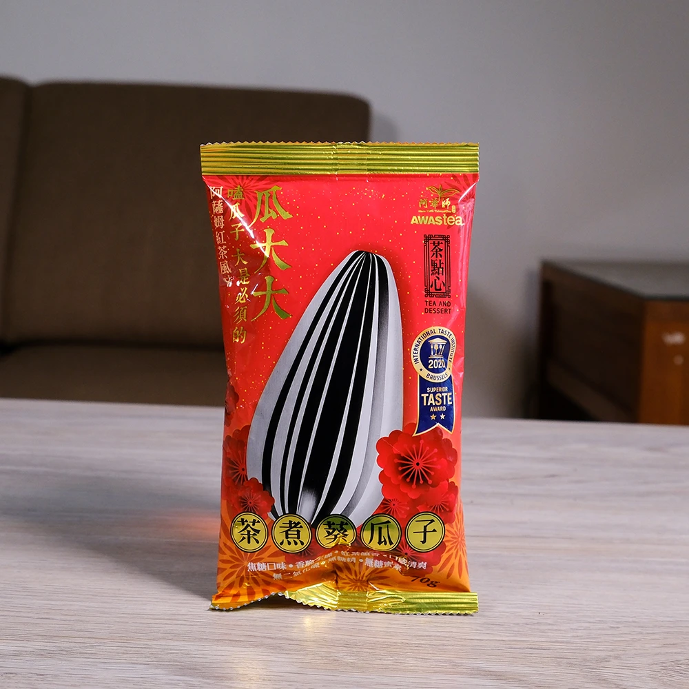 阿華師瓜大大阿薩姆紅茶葵瓜子休閒包｜70g/48包/箱