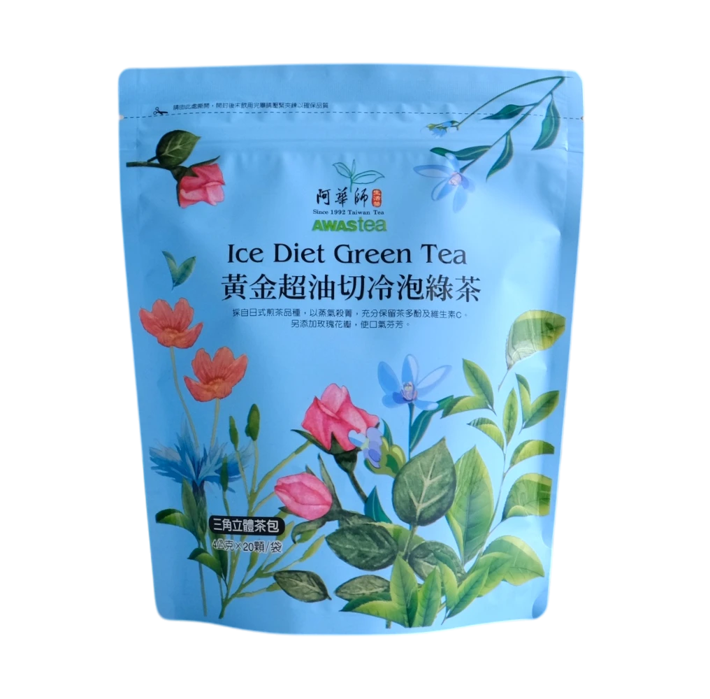 阿華師黃金超油切冷泡綠茶｜20入