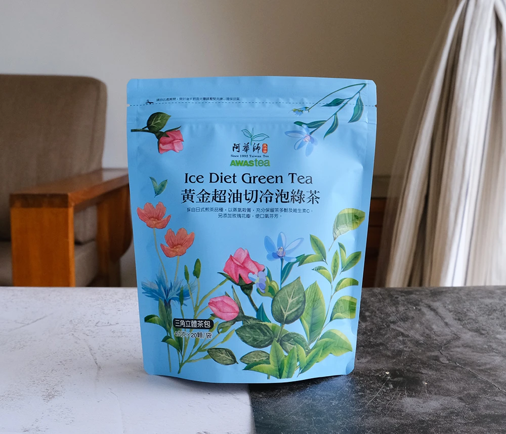 阿華師黃金超油切冷泡綠茶｜20入