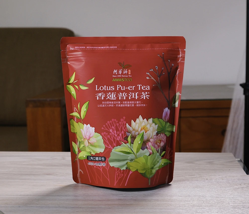 阿華師茶葉香蓮普洱茶袋裝｜4gx20包袋裝