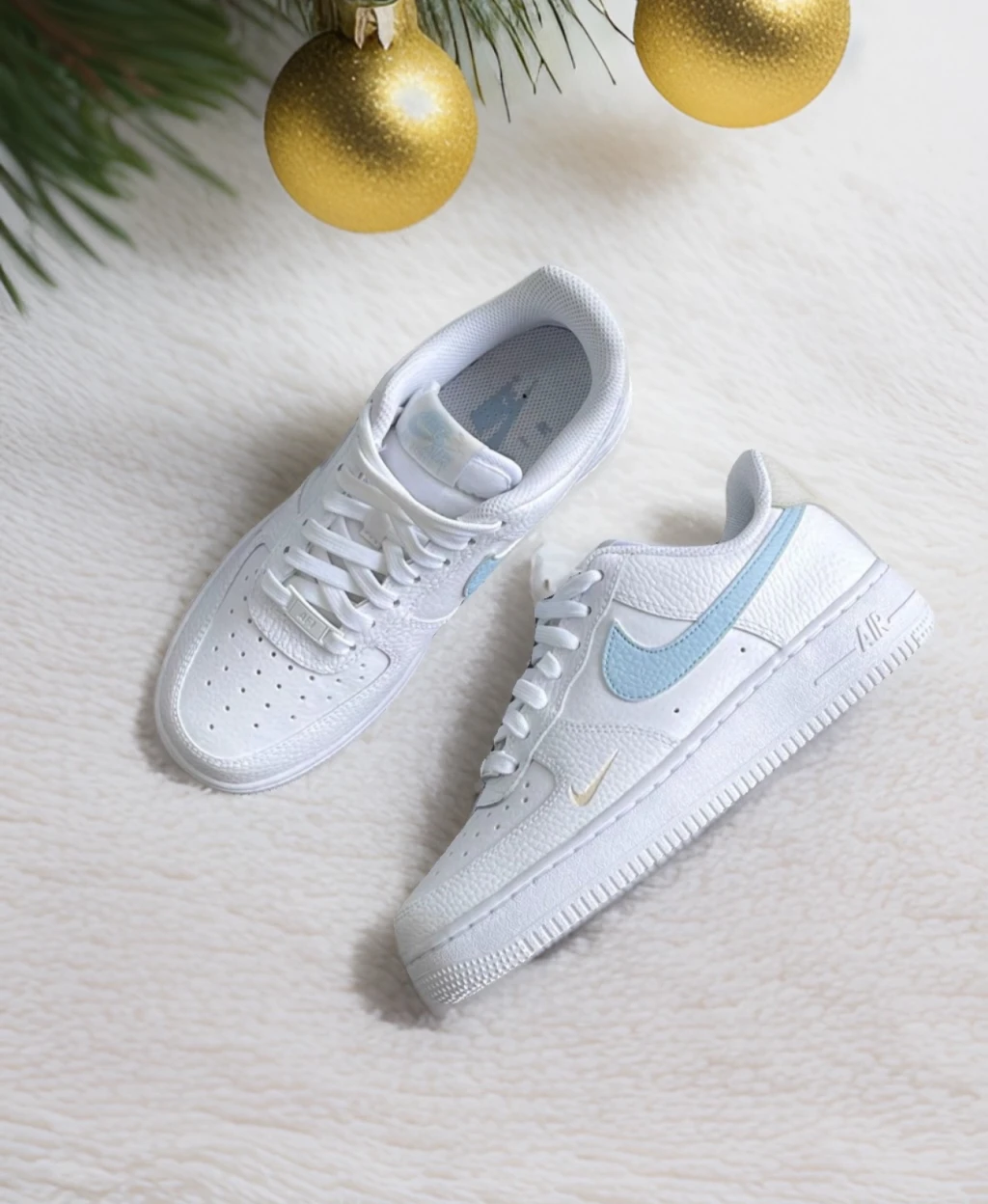 Nike Air Force 1 天空藍小金鉤 （ HF0022-100 )