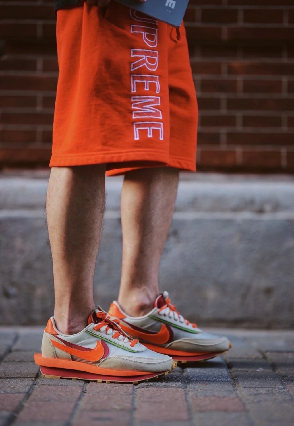 Sacai x Clot LDWaffle 死亡之吻 （ DH1347-100 )