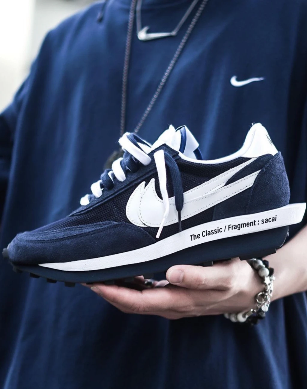 Sacai x Fragment Design LDWaffle 藍