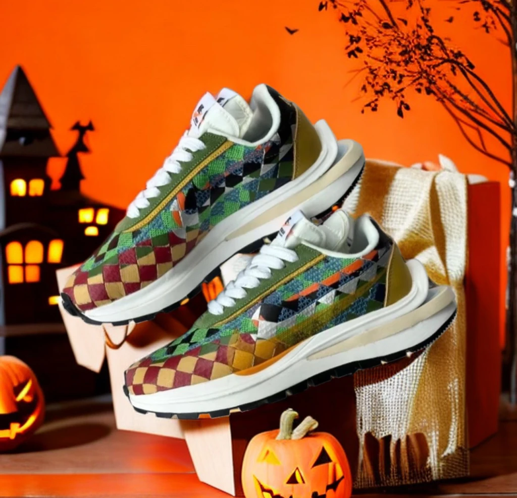 Sacai x Jean Paul Gaultier VaporWaffle 彩虹編織 （ DR5209-300 )