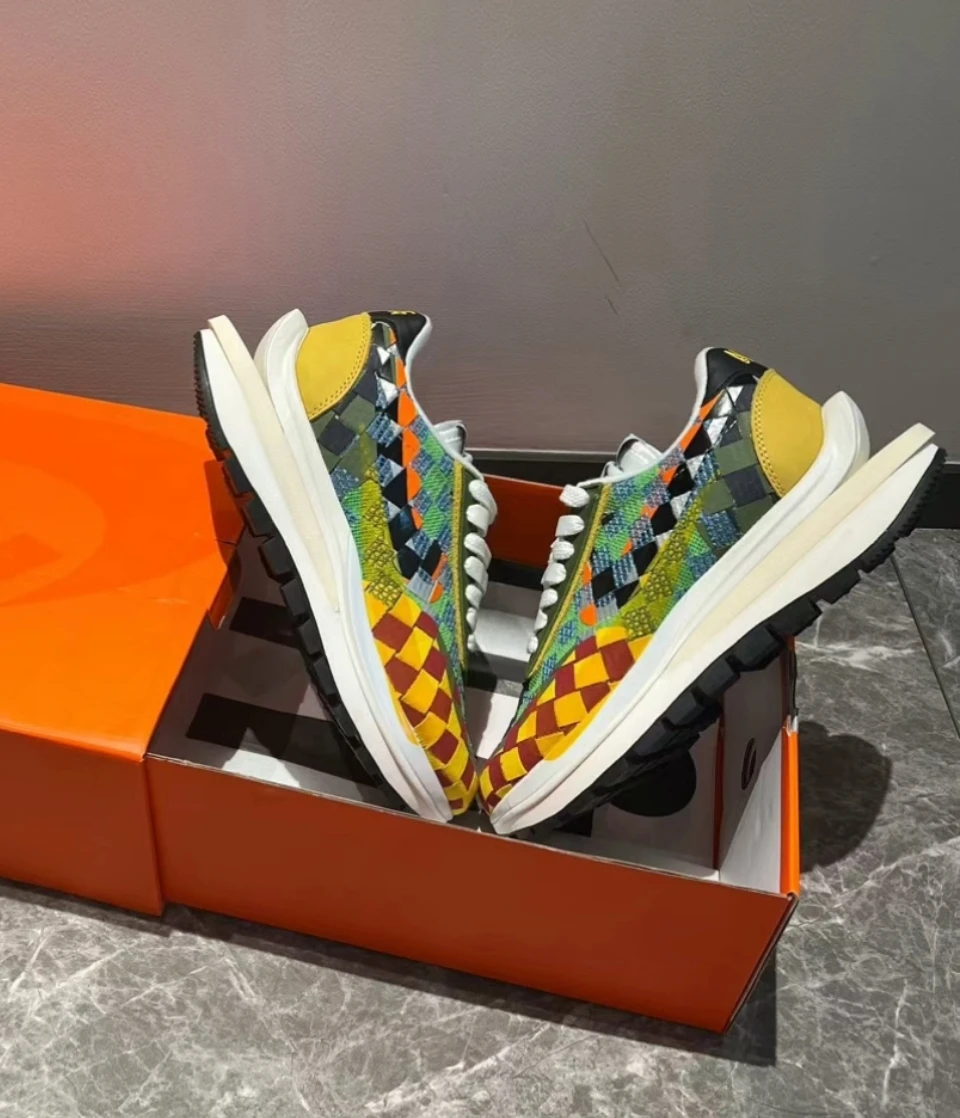 Sacai x Jean Paul Gaultier VaporWaffle 彩虹編織 （ DR5209-300 )