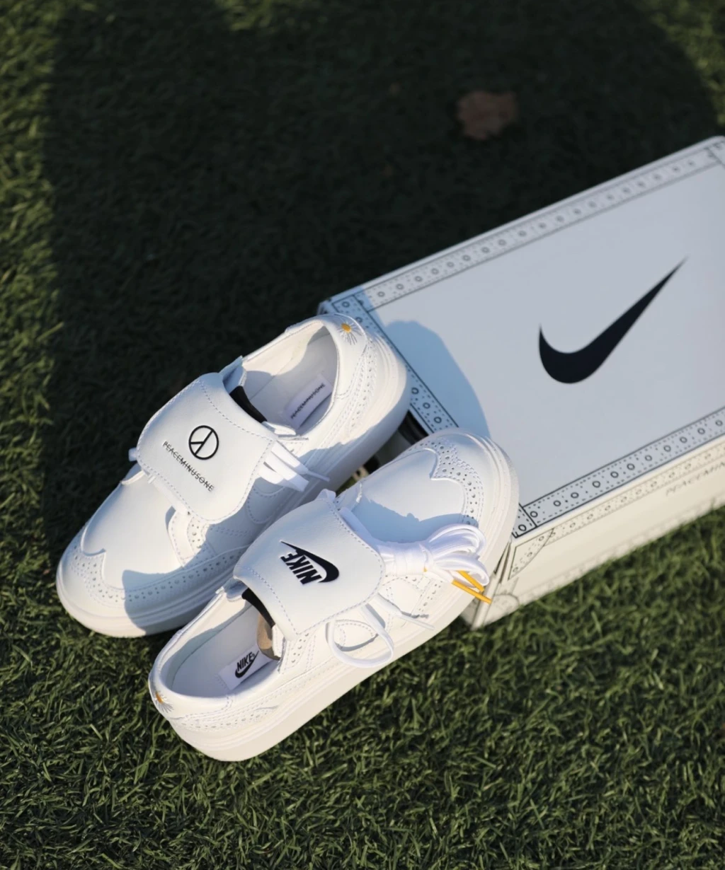 Peaceminusone x Nike Kwondo 1 小雛菊🌼權志龍3.0  白（ DH2482-100 )